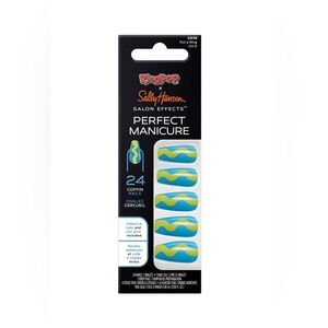 NEW Sally Hansen x Ring Pop Salon Effects Nails Put A Ring On It Blue Spring